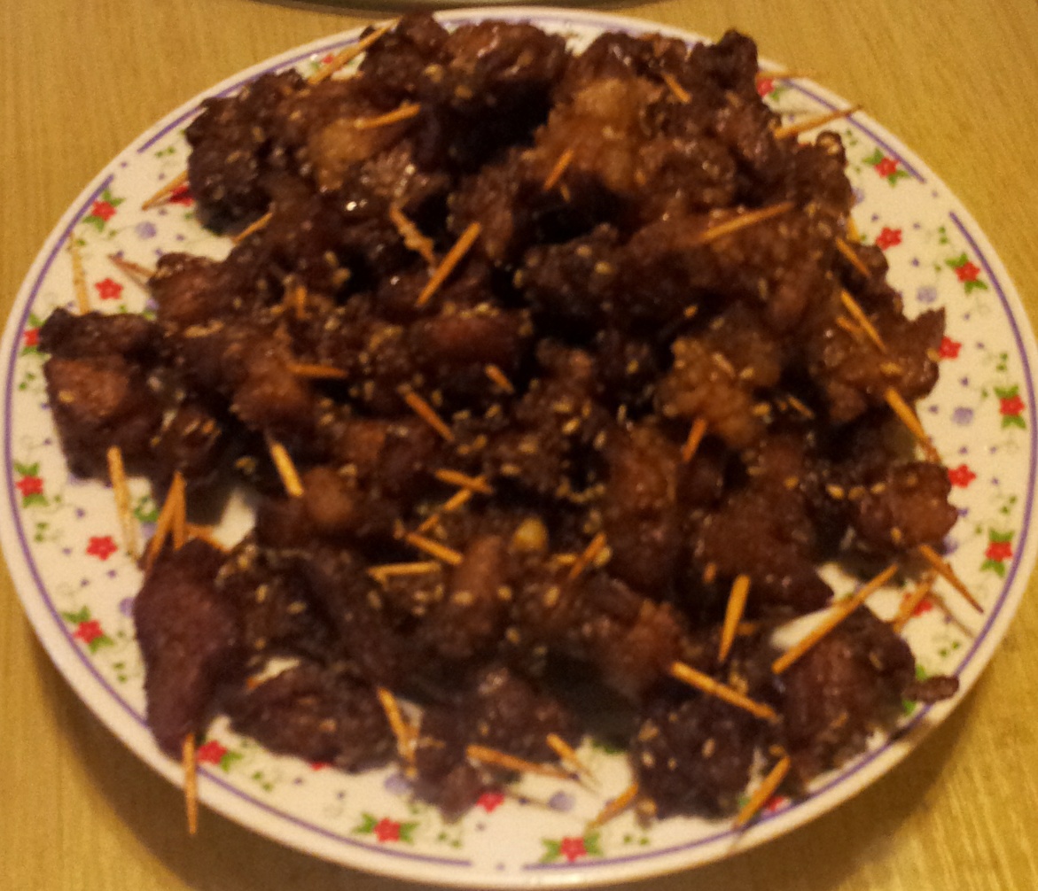 牙签羊肉