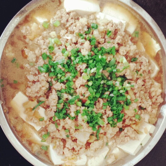 肉末蒸豆腐