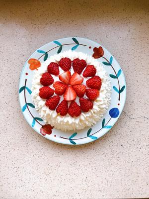 🍓不用抹面🍓草莓巨蛋蛋糕🍓的做法 步骤12