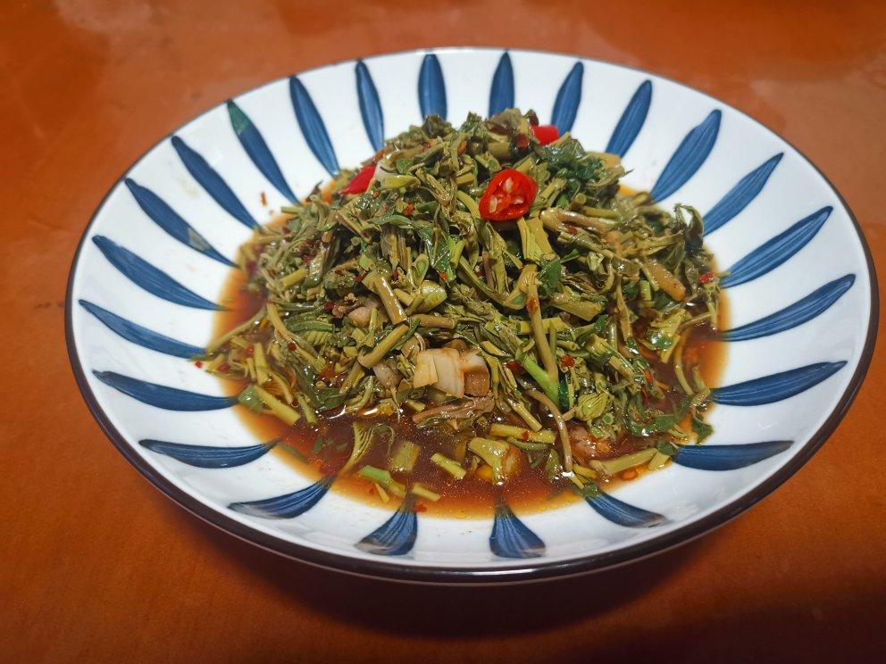 油-条-1-号做的家常菜～凉拌香椿