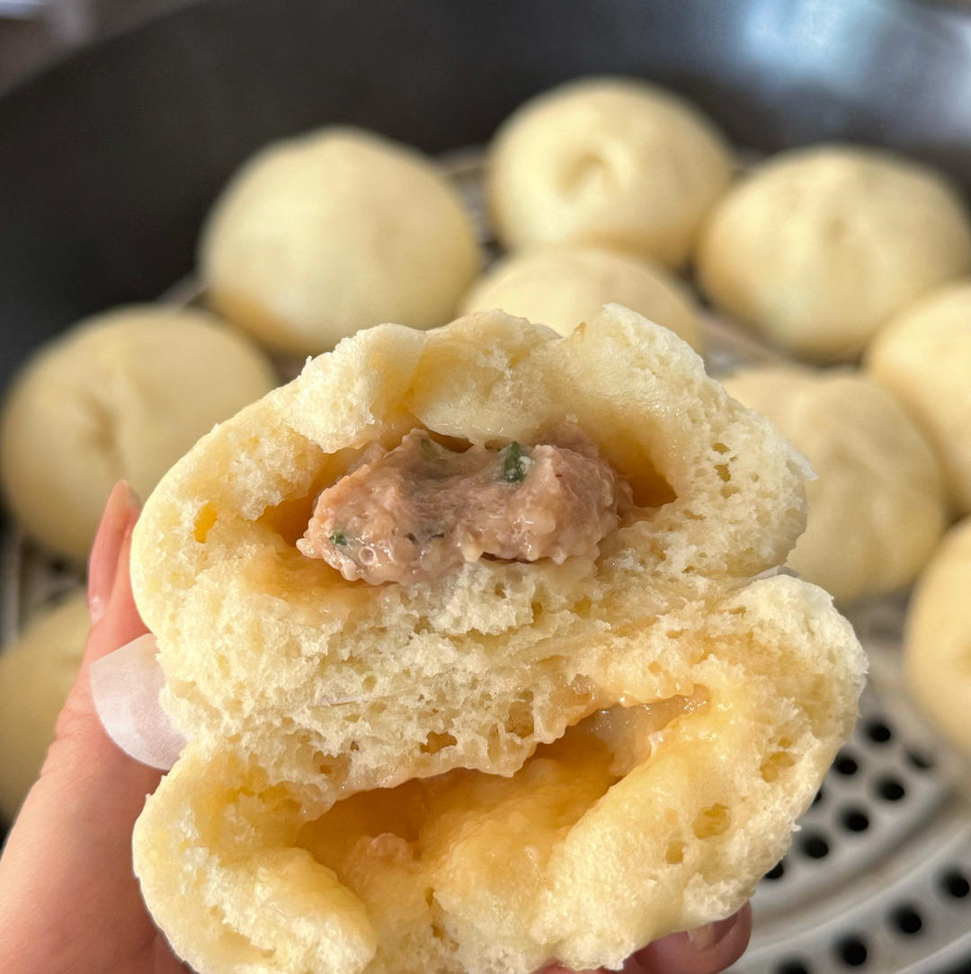 好吃多汁的肉包子肉馒头【步骤超详细】