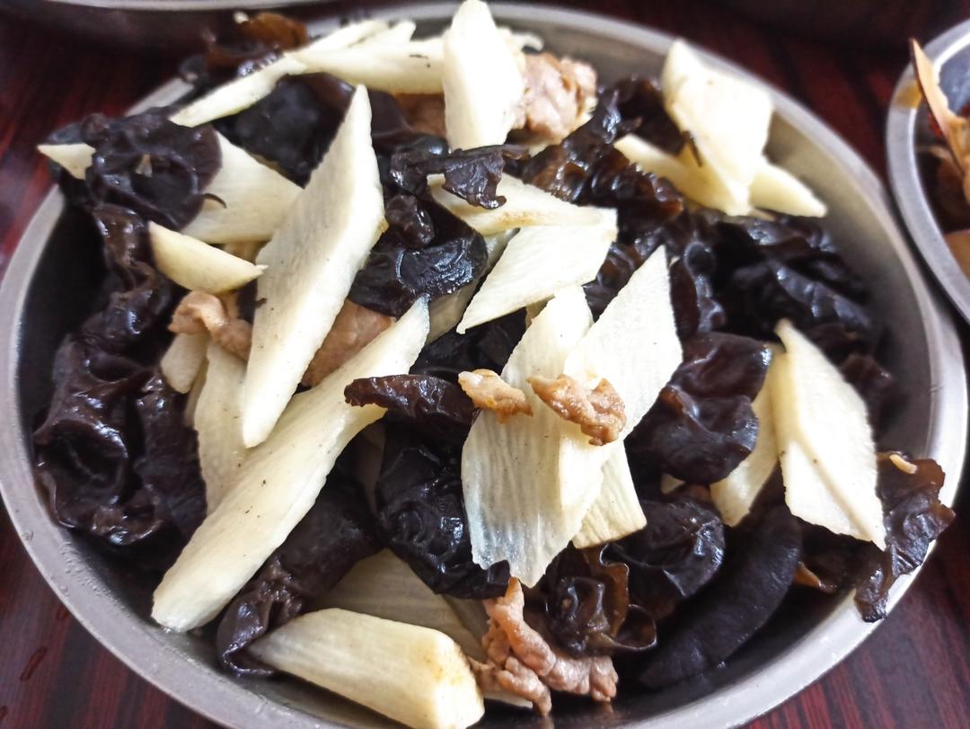 山药炒木耳