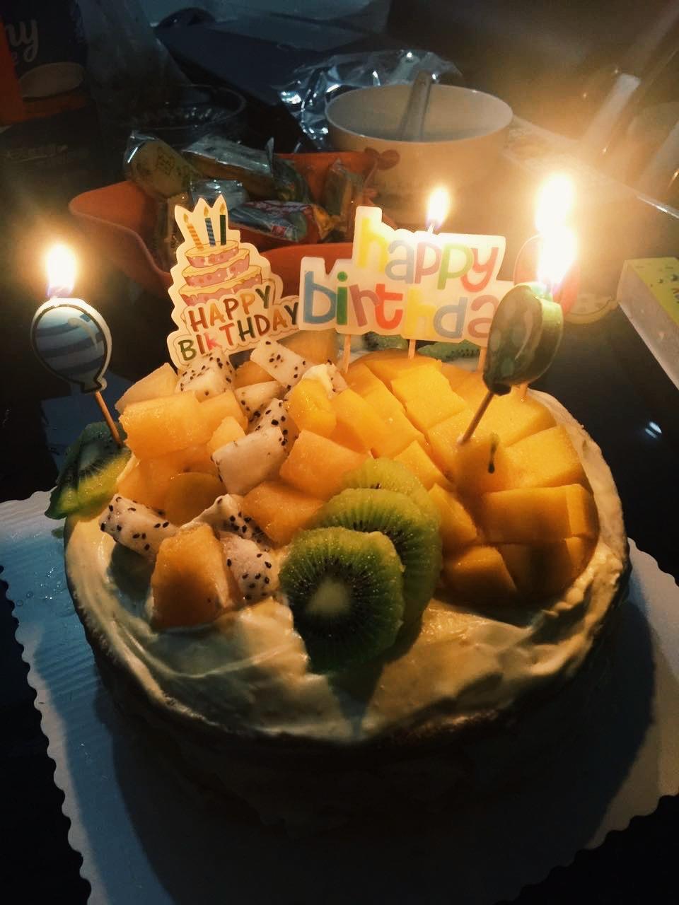 【零失败】不会裱花没关系的水果裸蛋糕 芒果裸蛋糕 完美戚风胚
