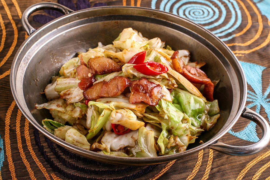 鲜香爽口的干锅包菜