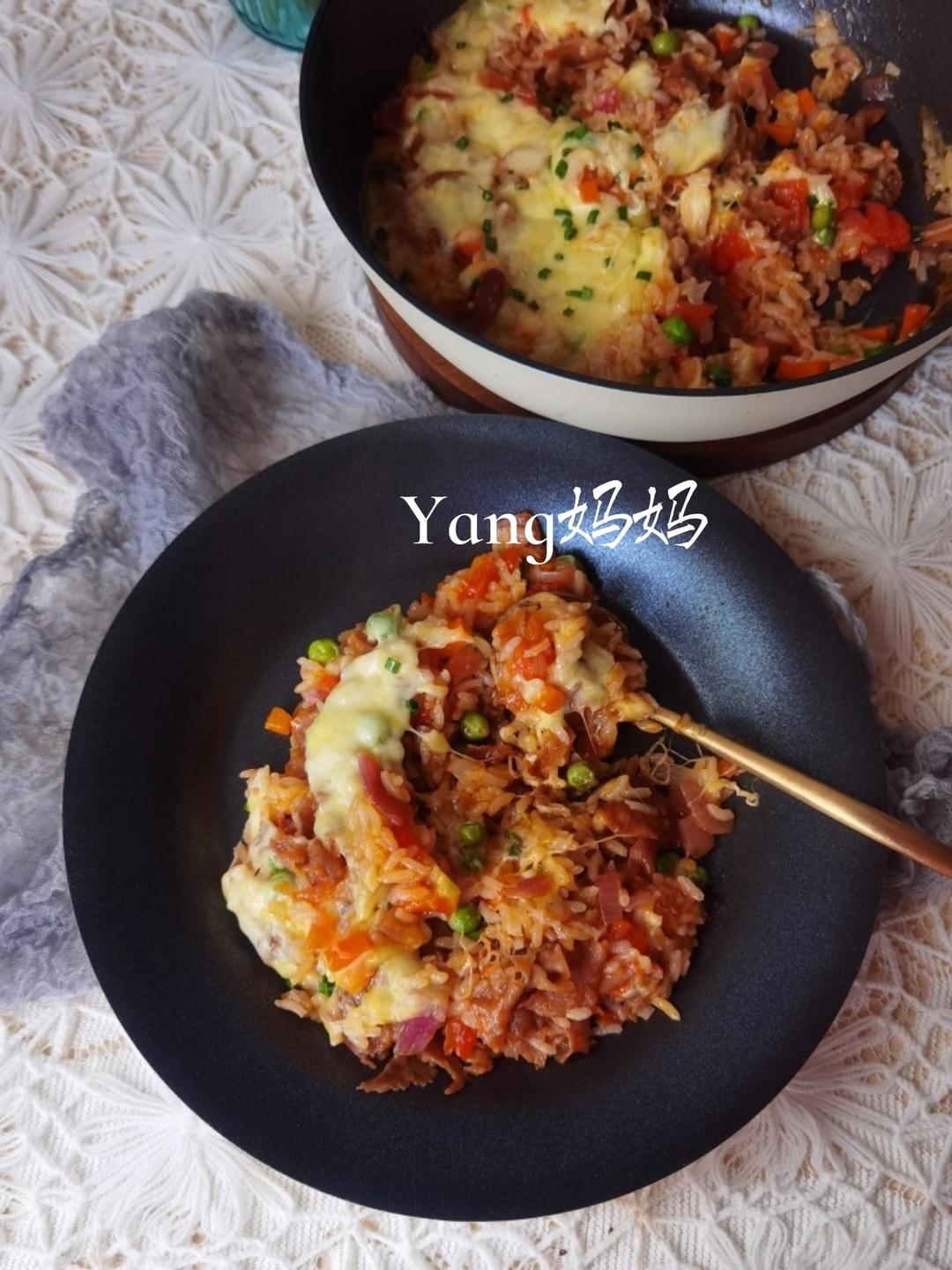 🔥让你一口就沦陷‼️番茄肥牛芝士焗饭的做法