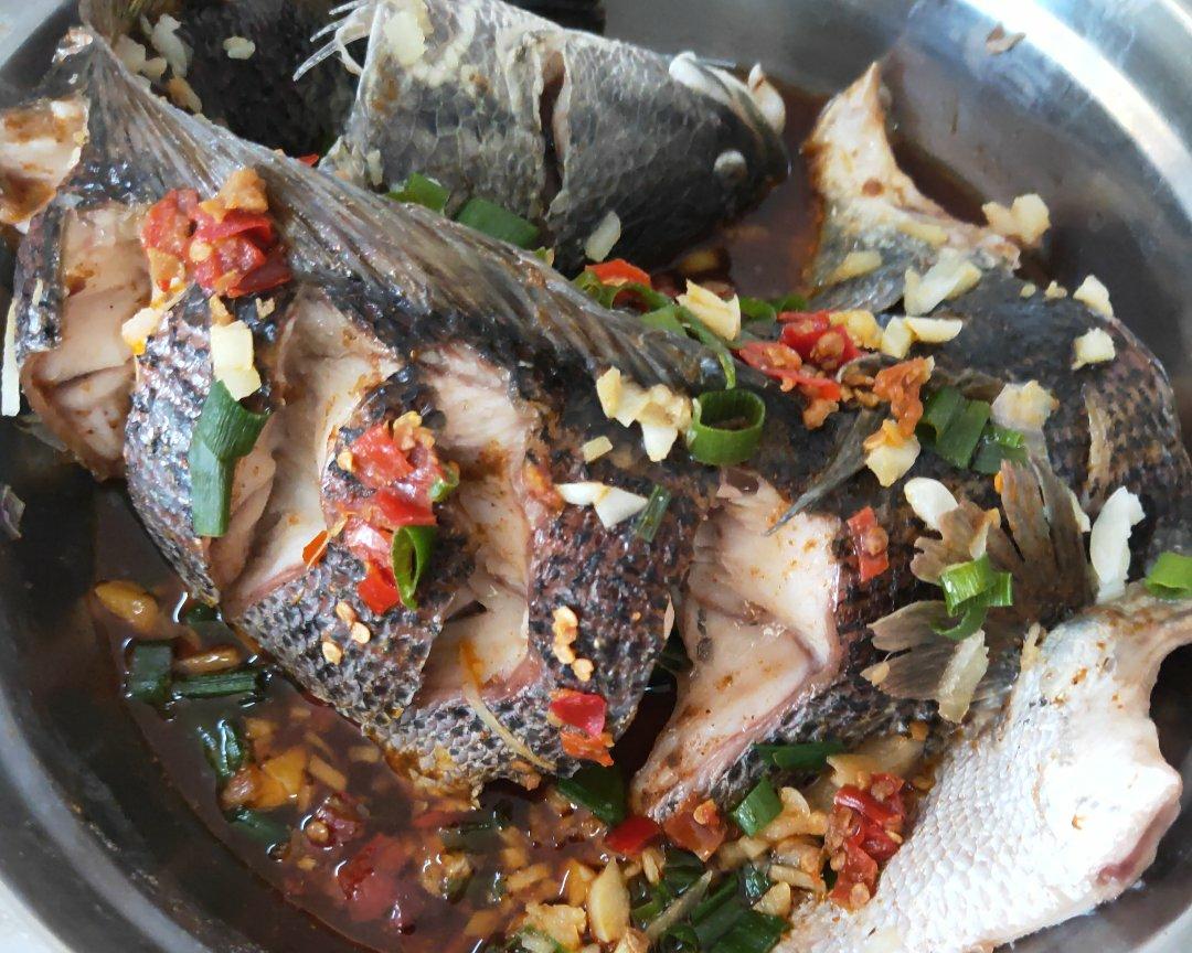 蒸鲜黑鱼