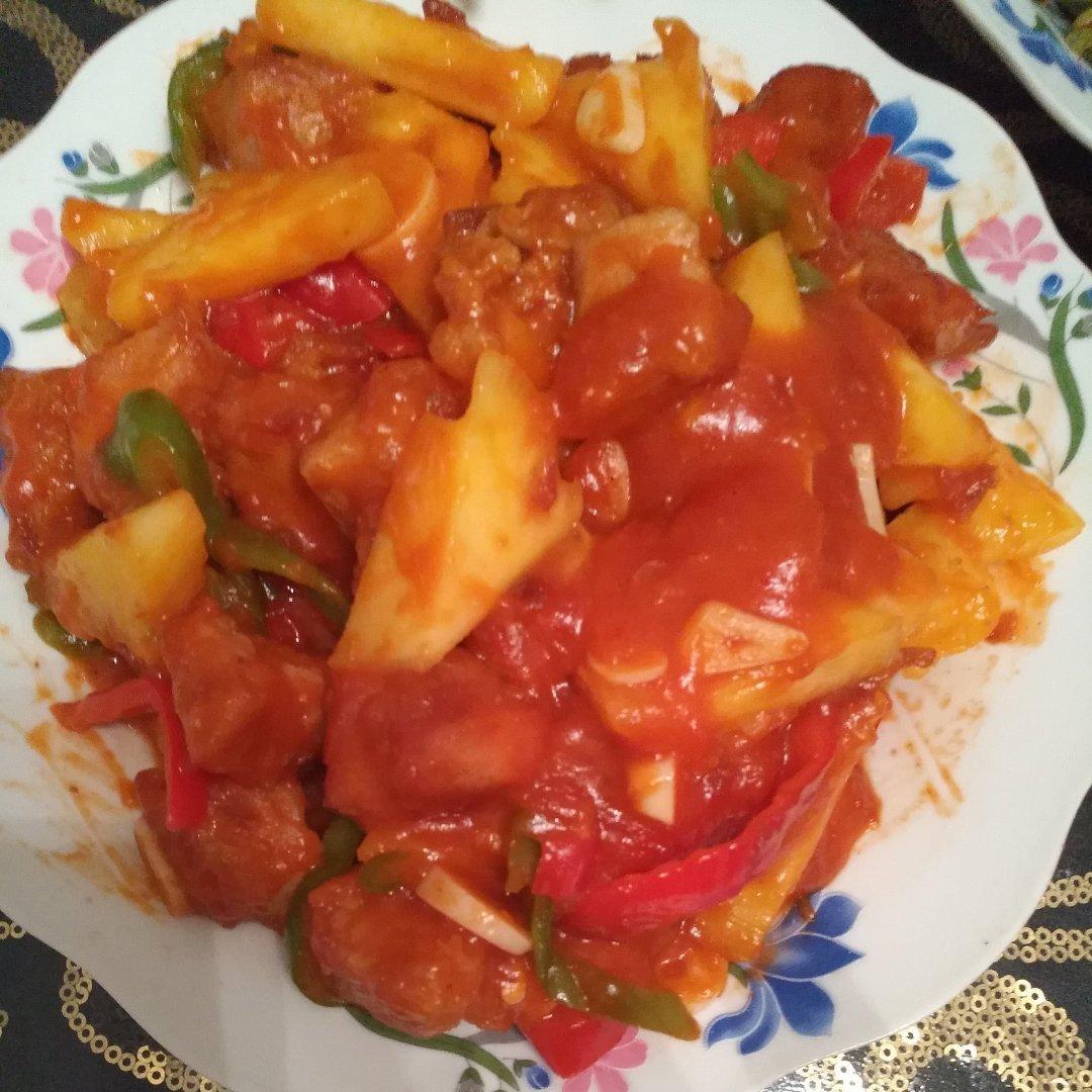 菠萝咕噜肉