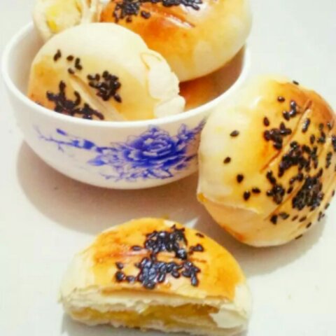 酥到掉渣不用猪油的豆沙酥