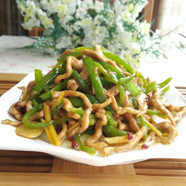 青椒肉丝的做法