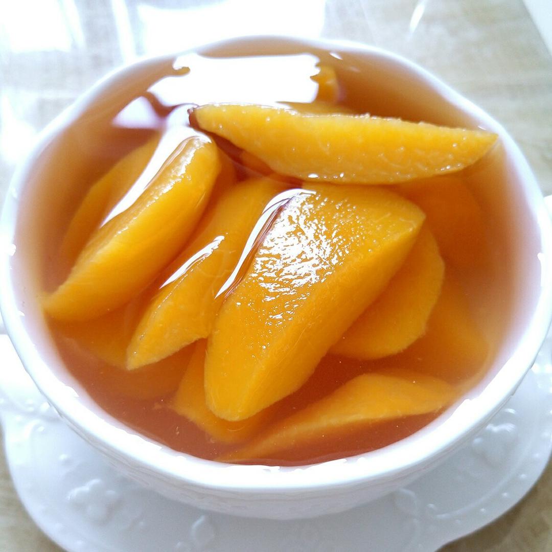 黄桃罐头的做法