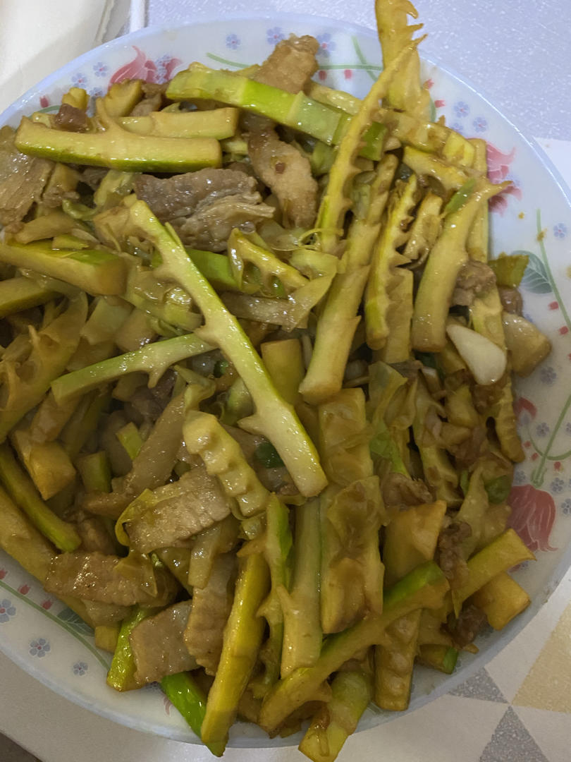 鲜笋炒肉