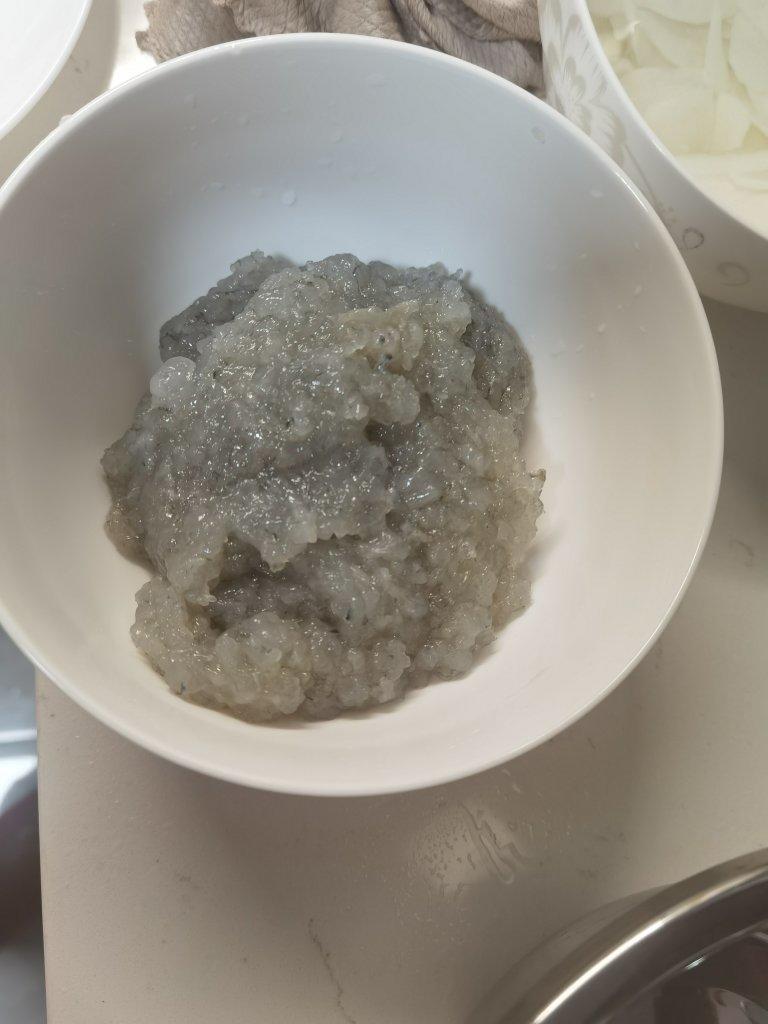 山药虾滑蛋丝汤