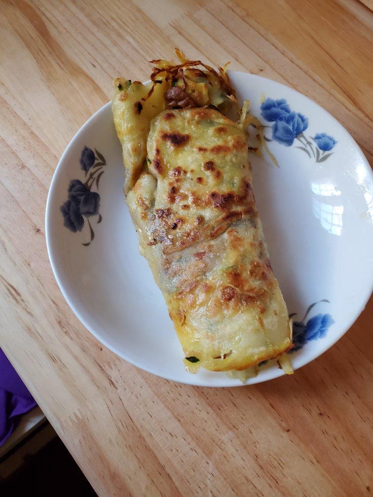 简易早餐−鸡蛋煎饼