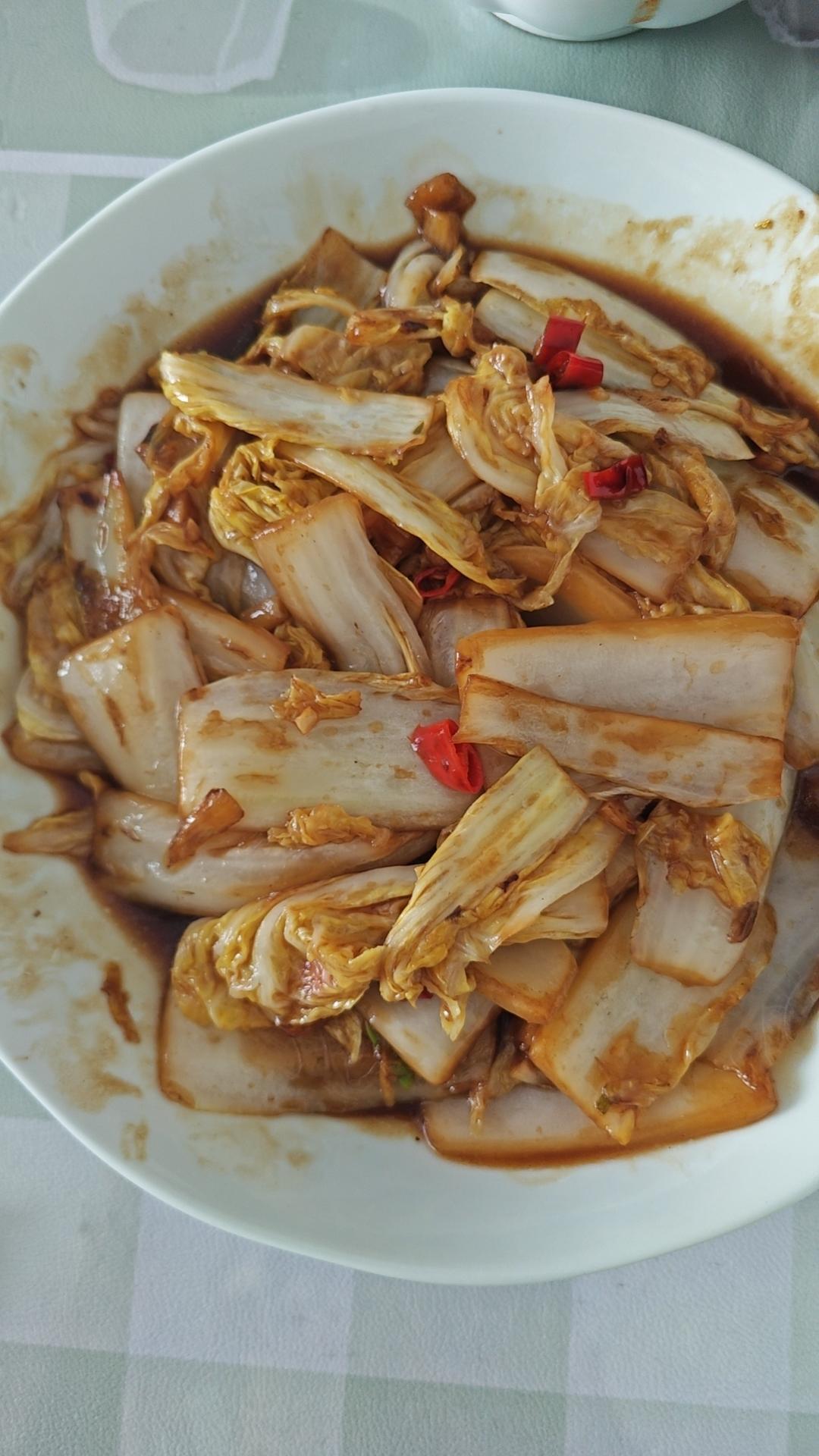 酸辣娃娃菜