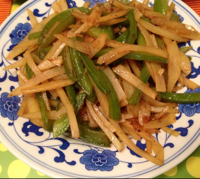 青椒土豆丝