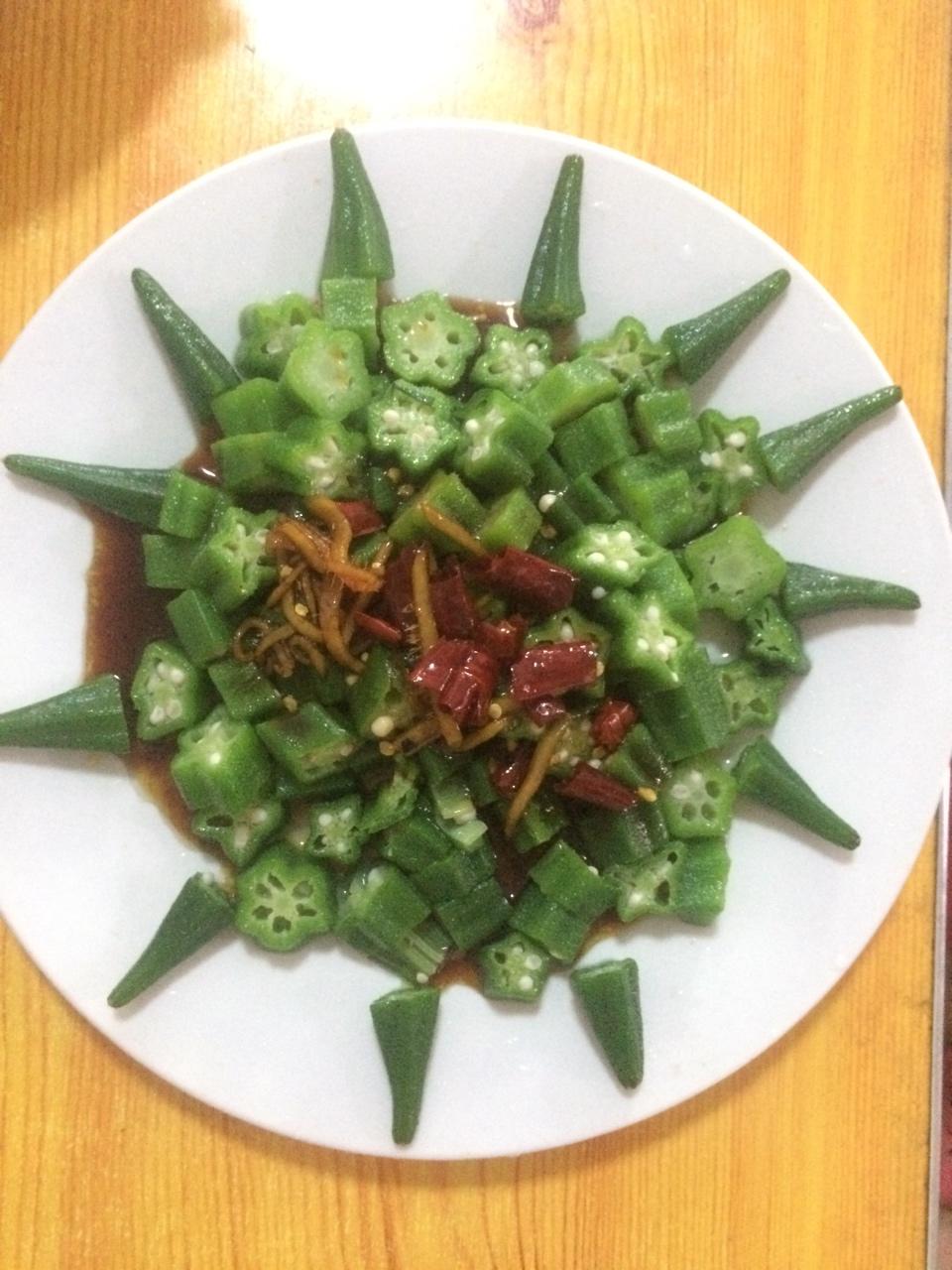 【白灼秋葵】清爽简单