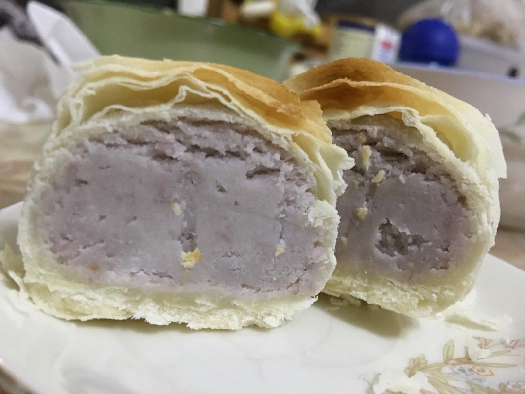 酥皮绿豆饼   酥得掉渣渣