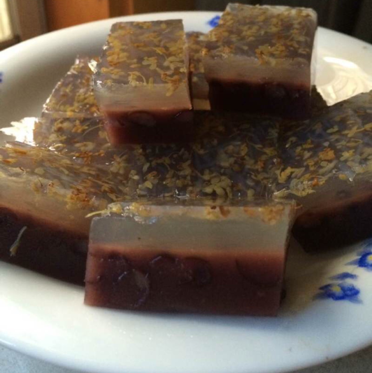 水晶桂花羊羹