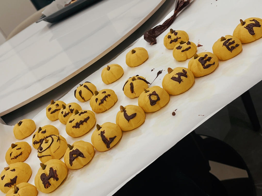 万圣节🎃南瓜曲奇饼干