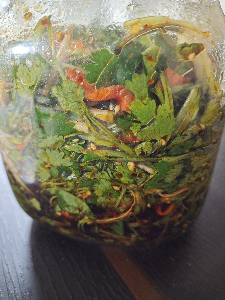 吃了30年没吃够的腌香菜~超简单巨下饭!