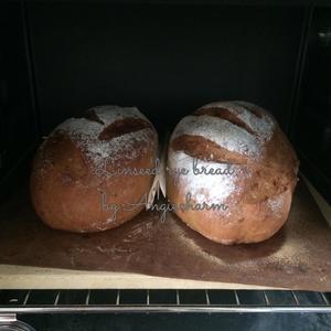 亚麻籽黑麦乡村面包的做法 步骤9