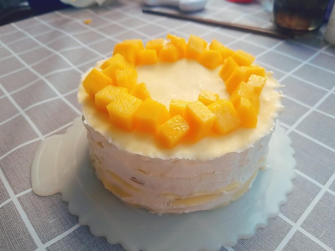 芒果千层蛋糕，100%成功告别煎皮无能