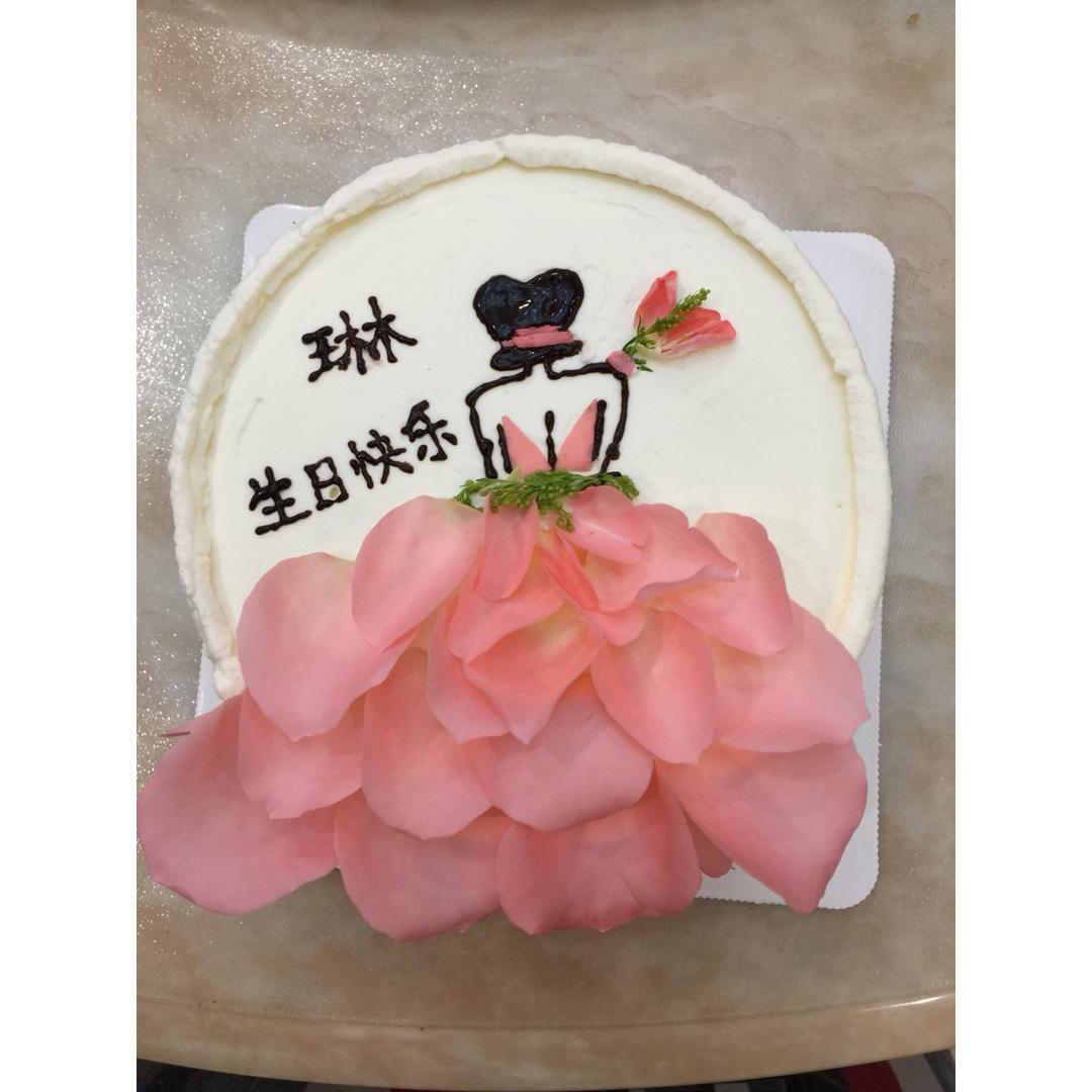 手绘蛋糕图案