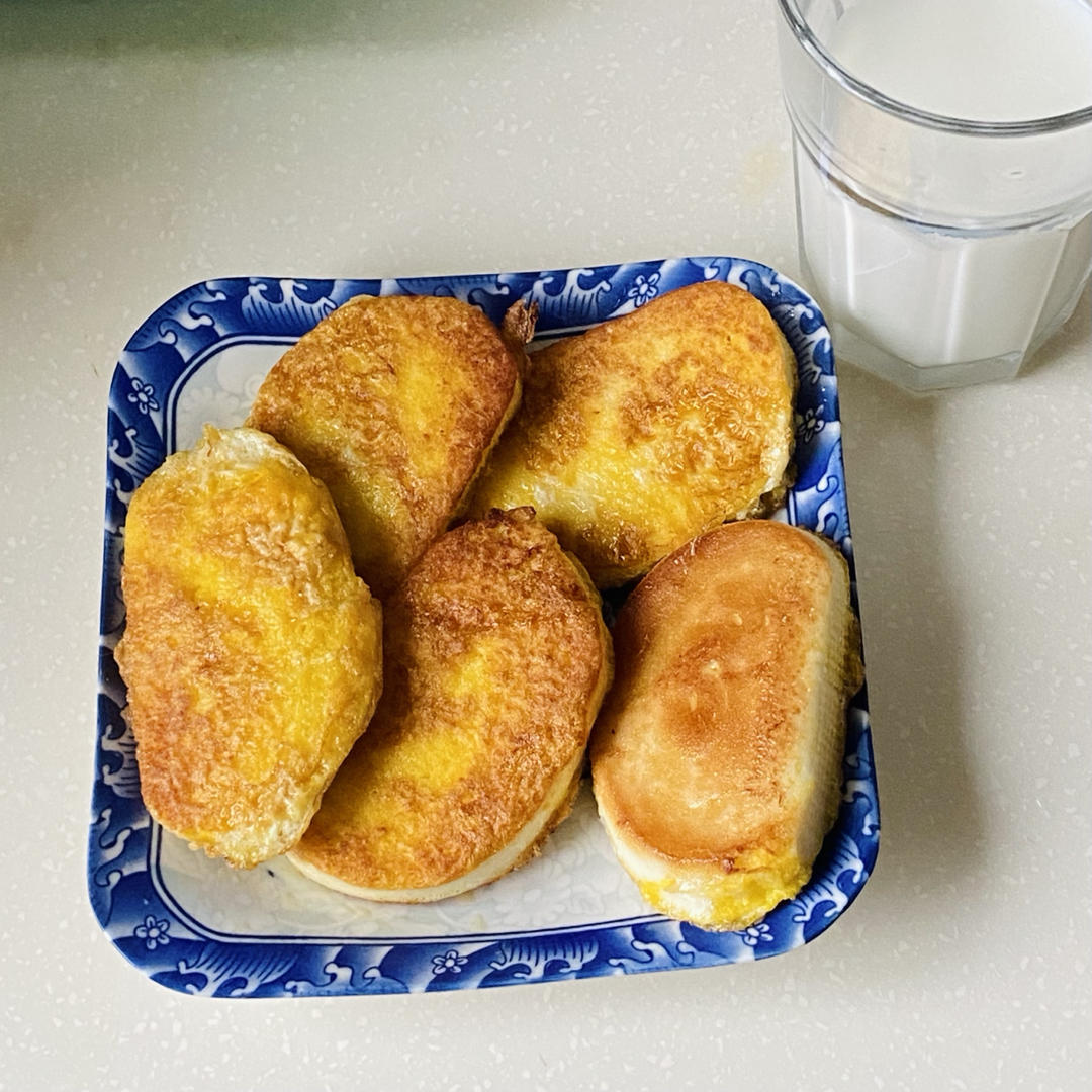 蛋煎馒头花卷片