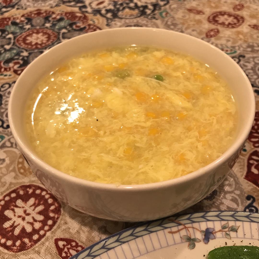 玉米鲜嫩蛋花汤