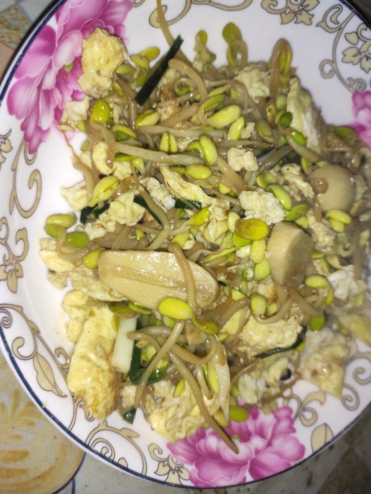 素炒合菜（豆芽韭菜炒鸡蛋）