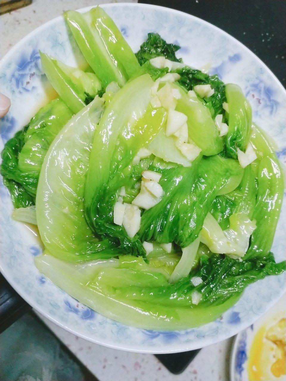 白灼生菜