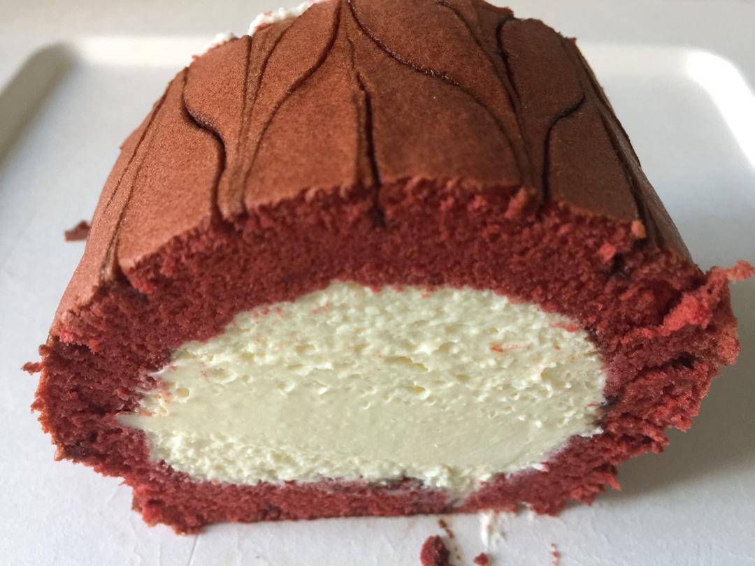 红曲戚风奶酪蛋糕卷（万变不离其宗卷）