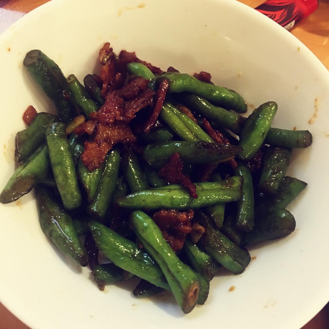 刀豆炒香肠