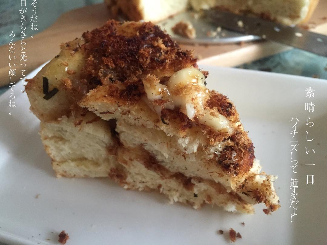 肉松手撕面包—超软会爆浆的面包哟