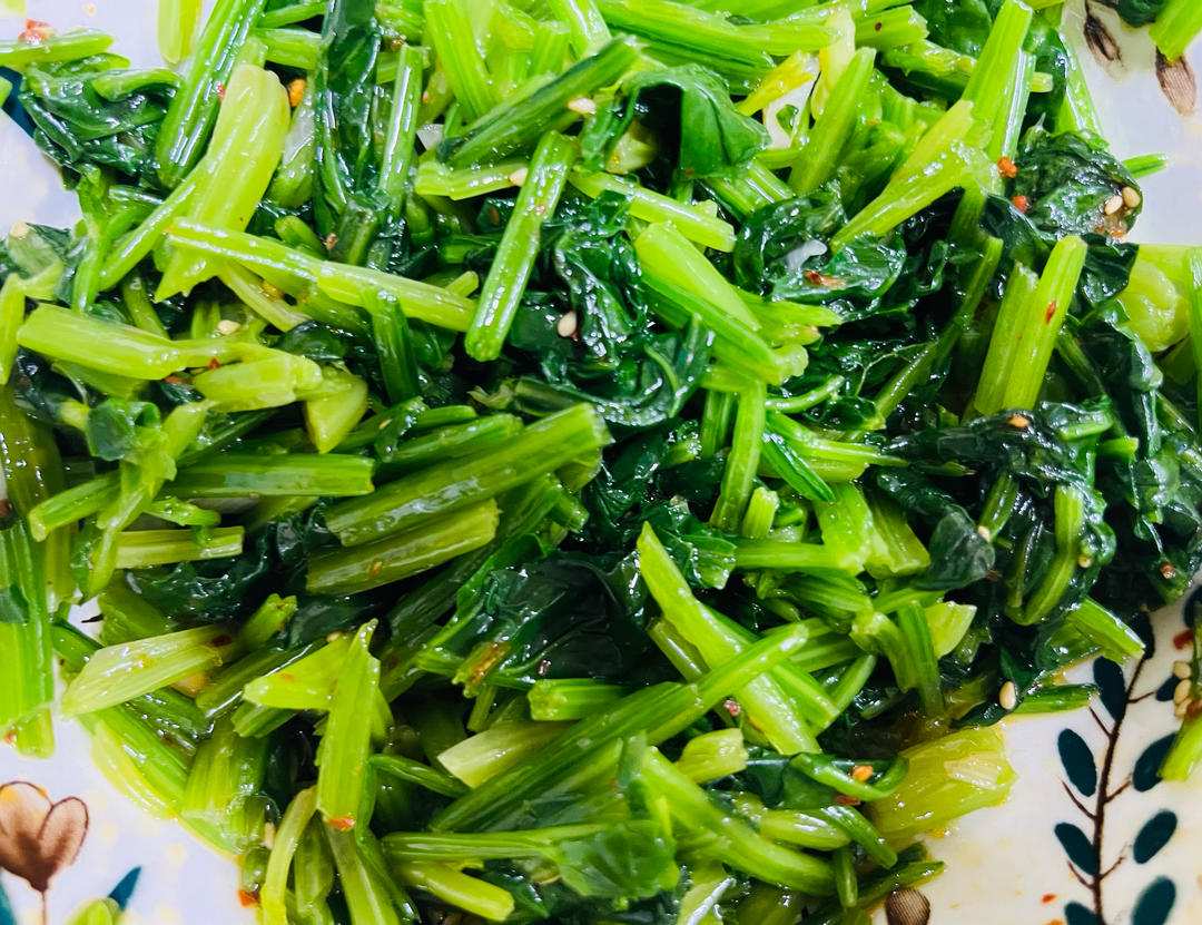 凉拌菠菜