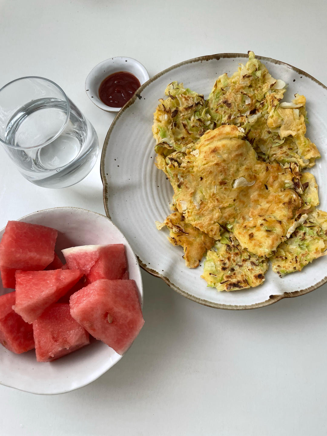 包菜蛋饼也太好吃了吧！！！吃撑才153大卡