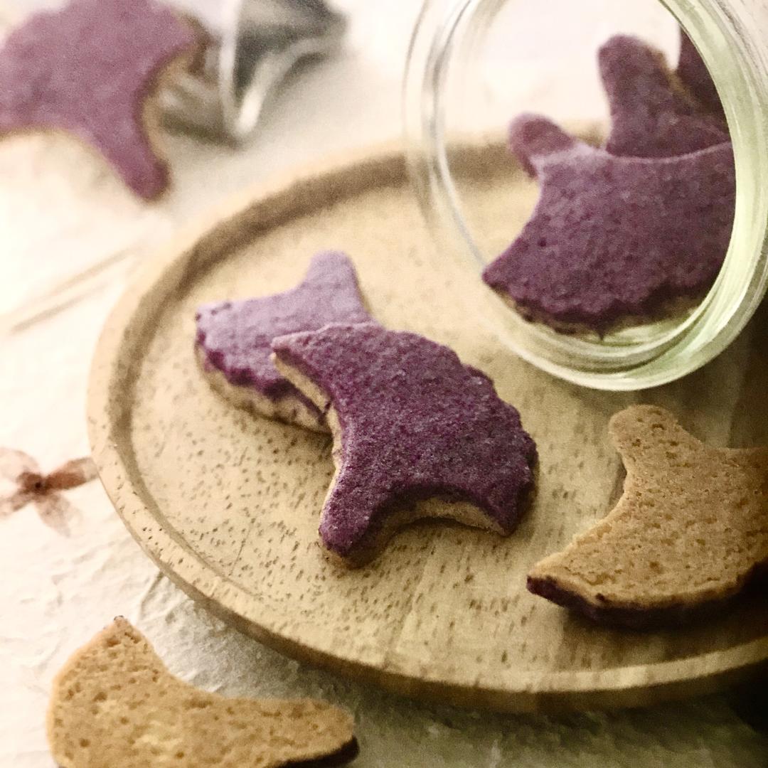 分享|林文中老师的和风紫芋黄豆饼干