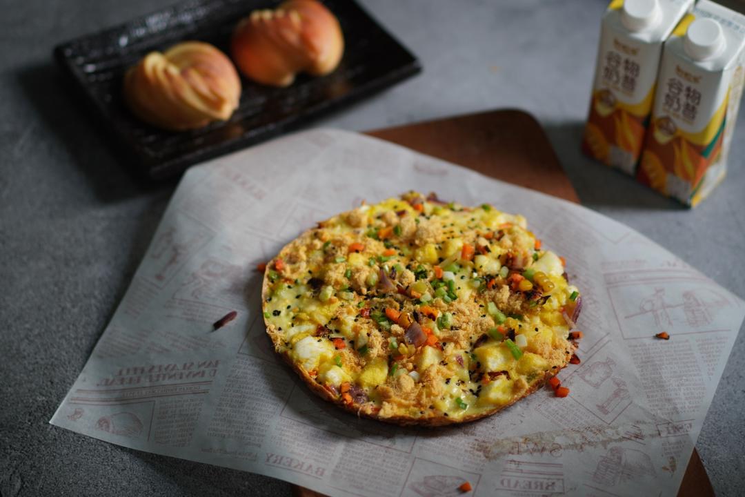 馒头披萨（10分钟做拉丝披萨）