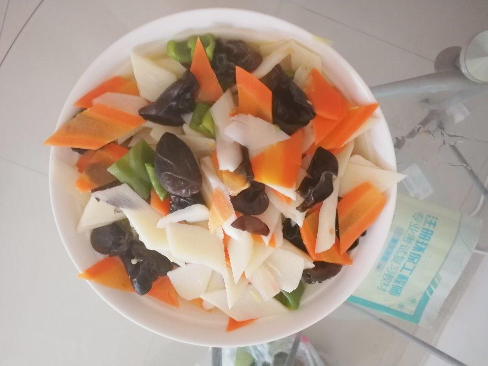 清炒山药木耳