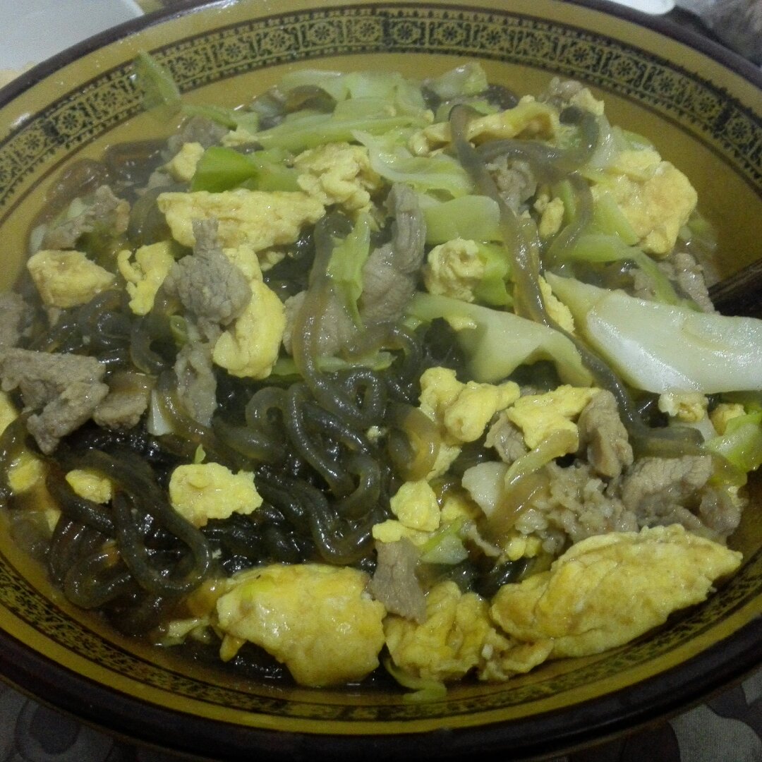白菜炖粉条