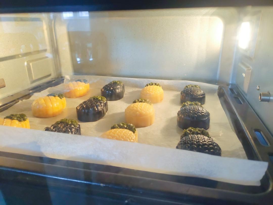 广式月饼通用饼皮（内附凤梨小菠萝🍍月饼的详细做法）