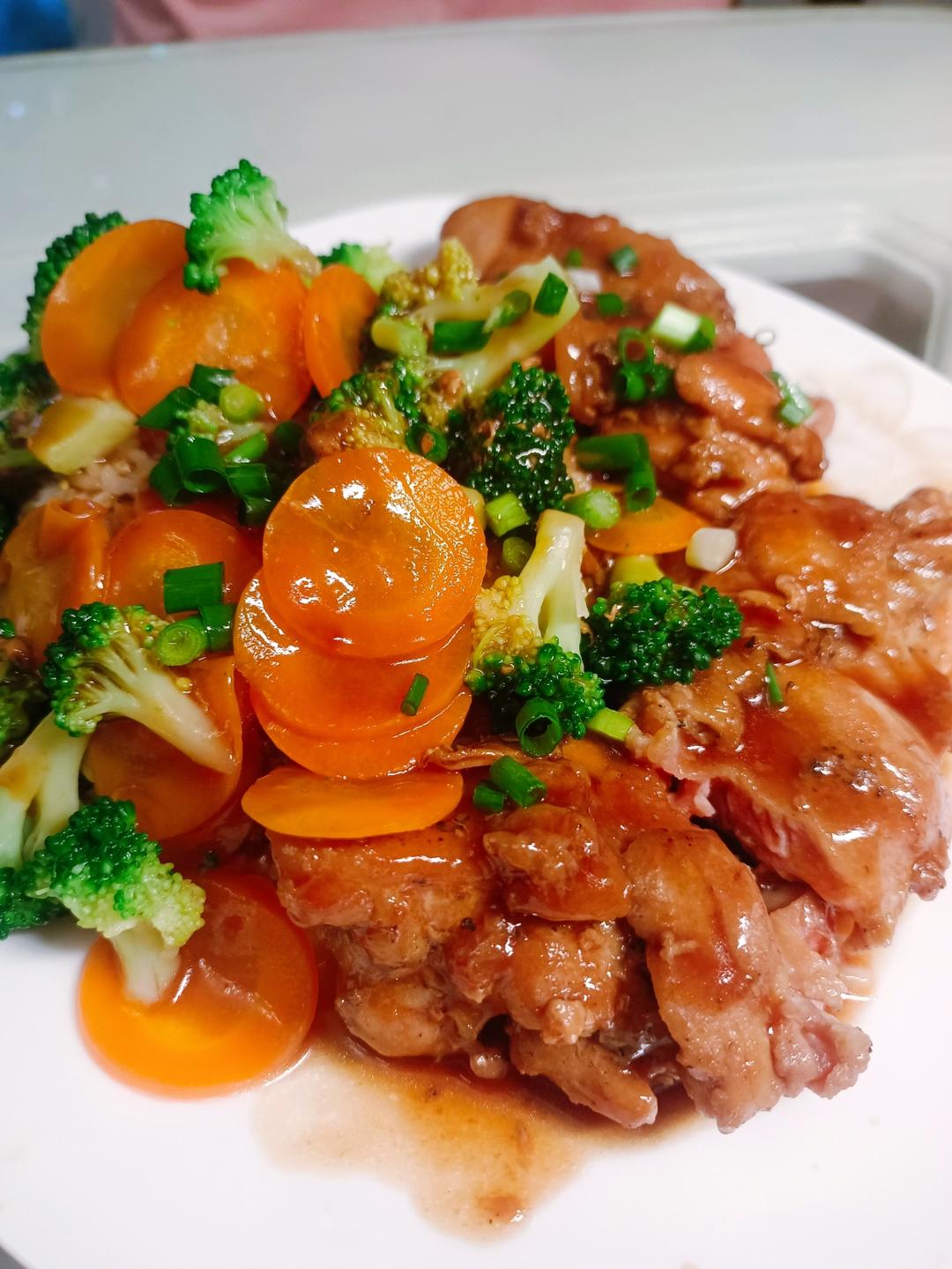 照烧鸡腿饭