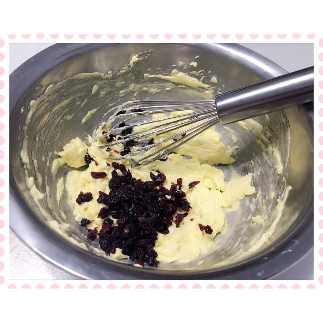 低糖少油版蔓越莓饼干