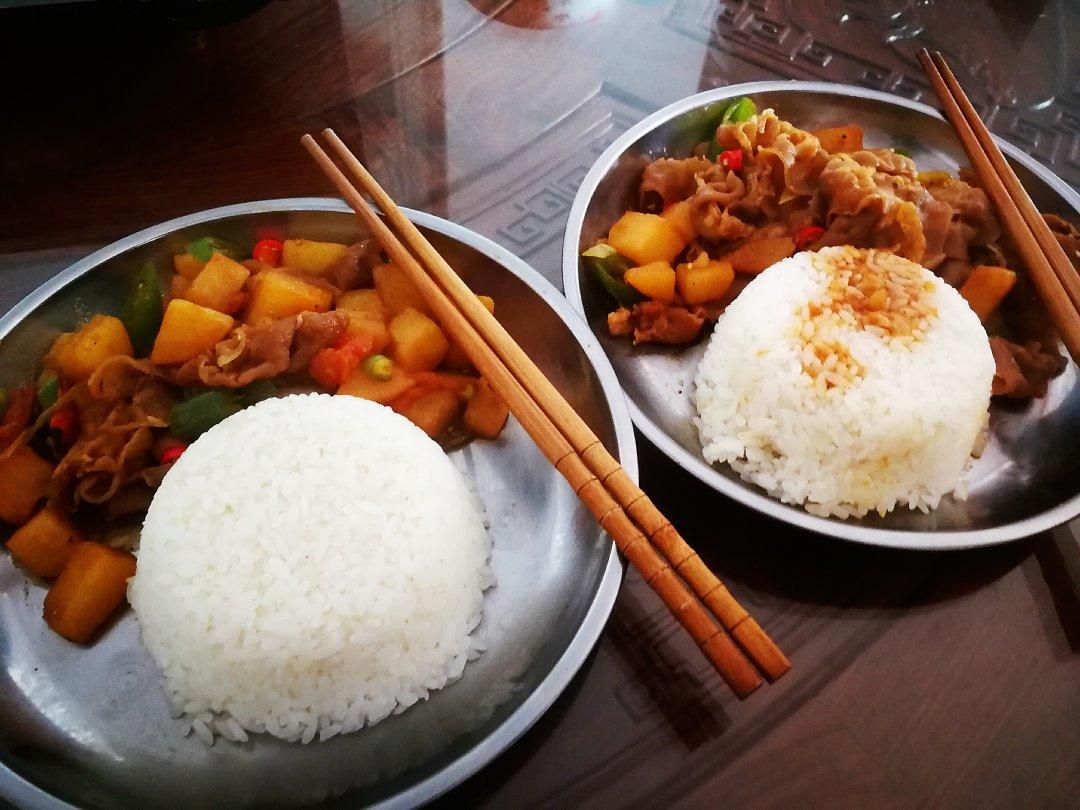 好吃到舔碗底的土豆肥牛拌饭