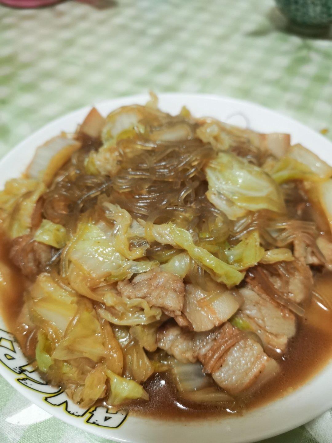 猪肉白菜炖粉条