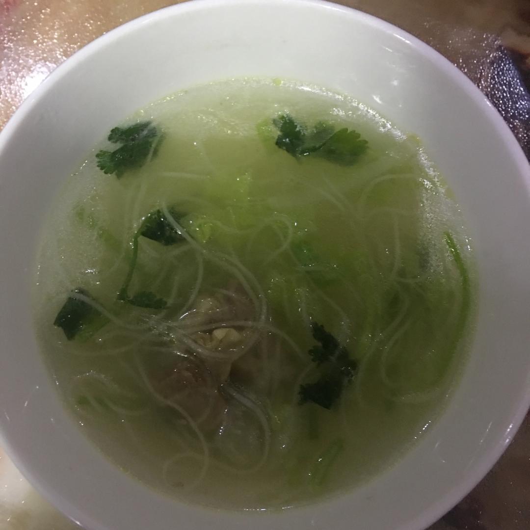 白菜粉丝羊肉汤