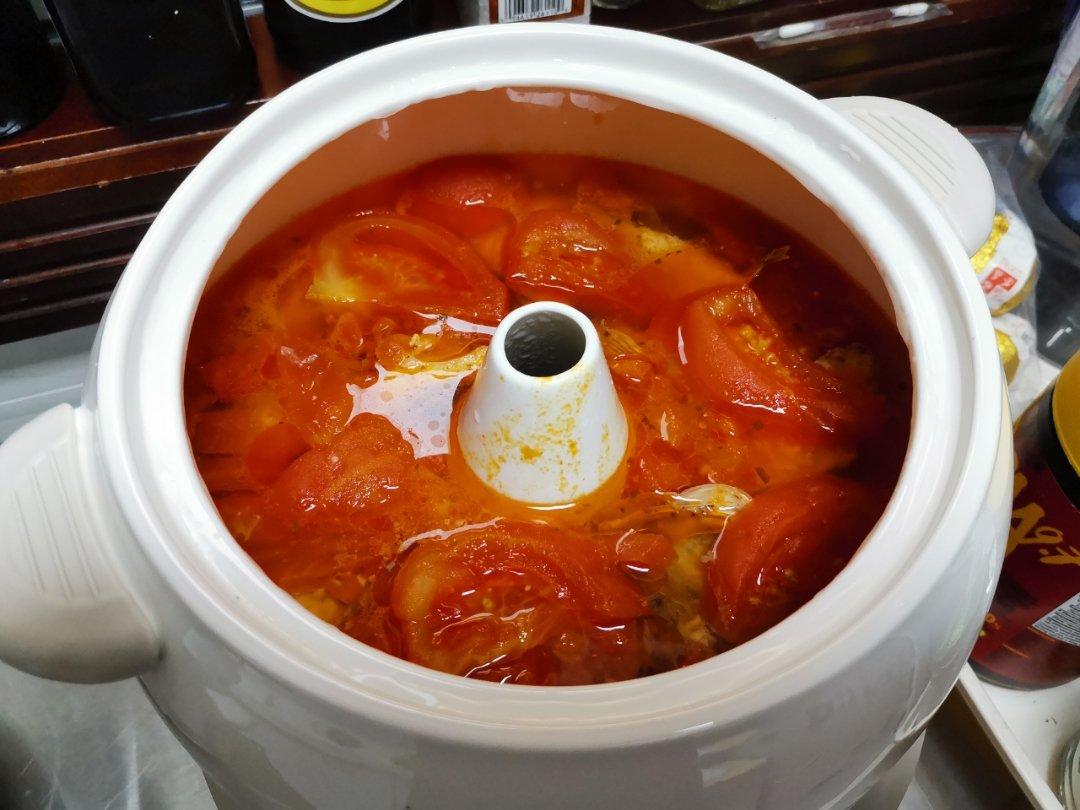 汽锅番茄鲈鱼