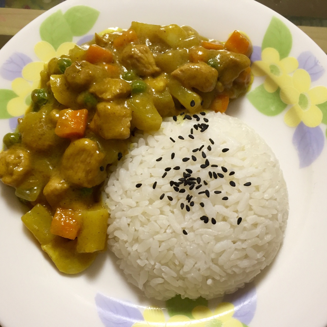咖喱鸡饭