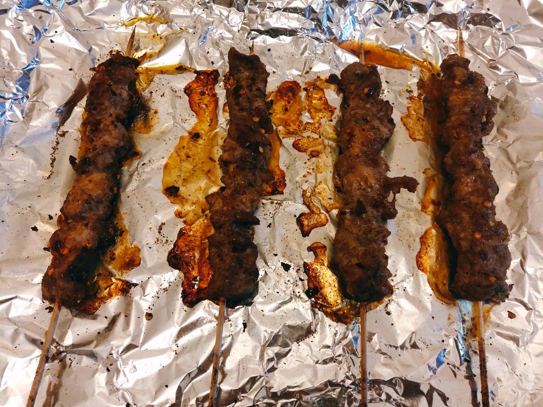 巨好吃的羊肉烤串（烤箱版）