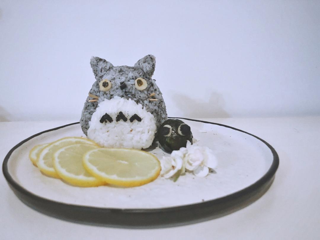 龙猫和煤球精灵饭团